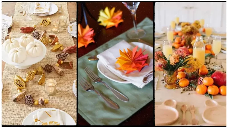Easy Thanksgiving Table Decorations For Any Aesthetic