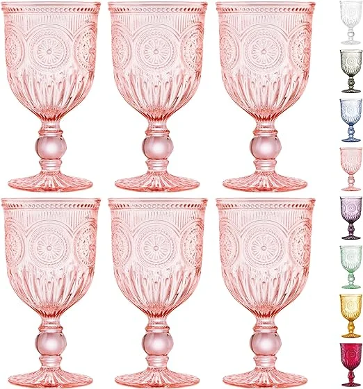 image link pink wine glasses