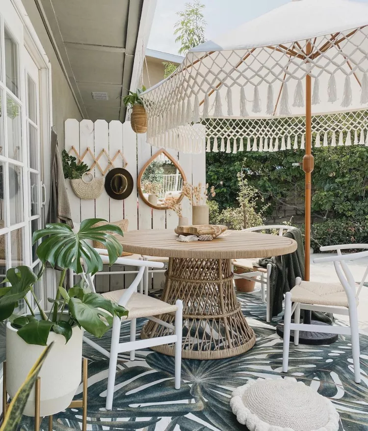 sun shade  boho patio balcony