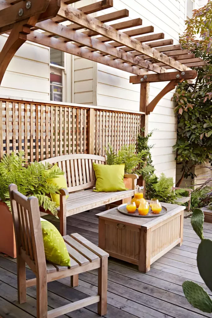 half pergola for patio