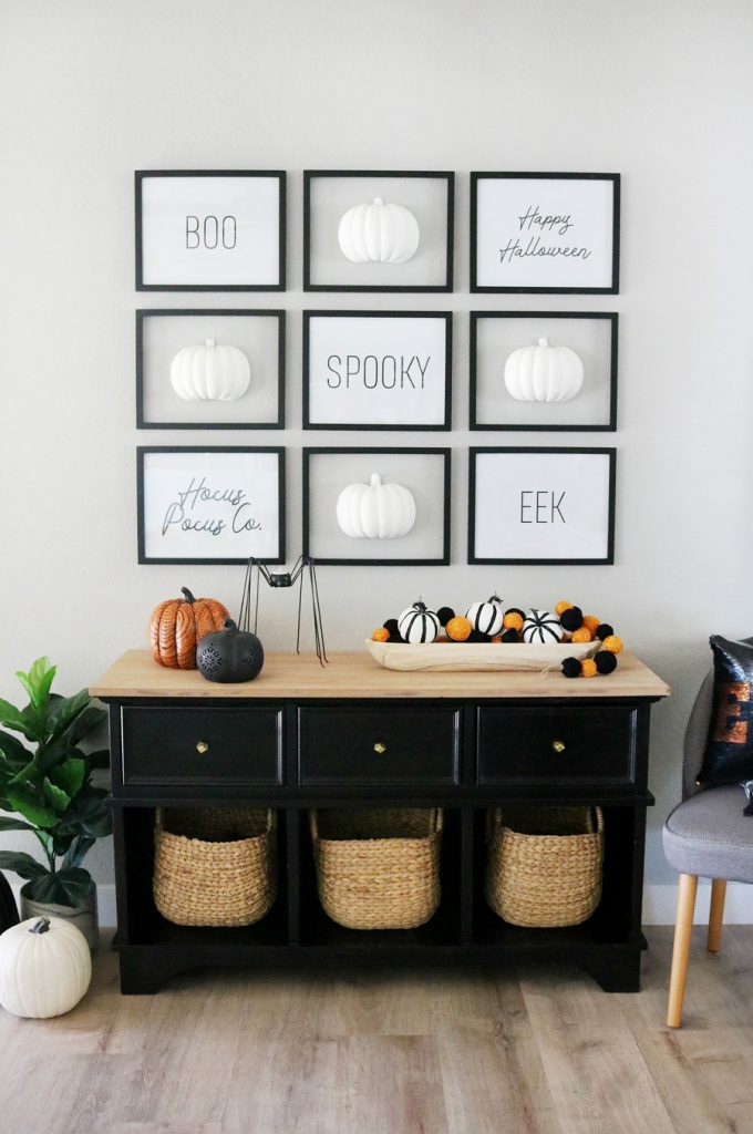 halloween console table ideas