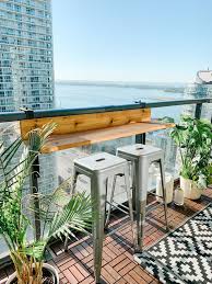 image stackable stools Small Patio Decor Ideas
