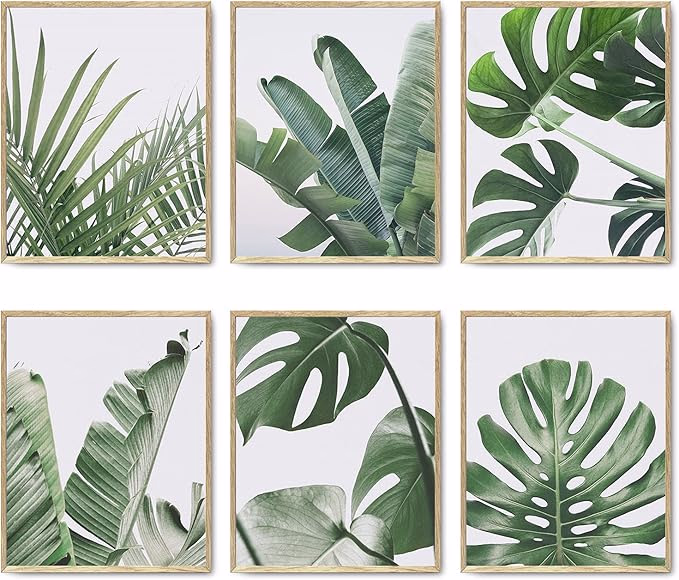 nature and plant art set for decor