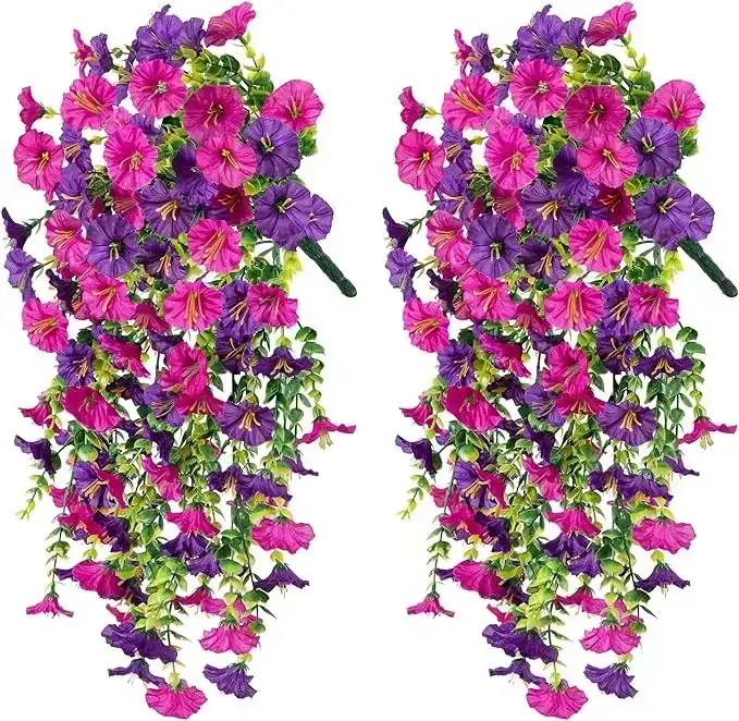 hanging faux flowers