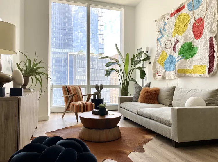 abstract tapestry as hanging art