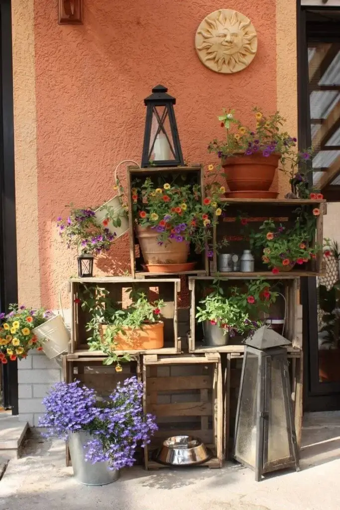 wooden crates multipurpose porch decor 