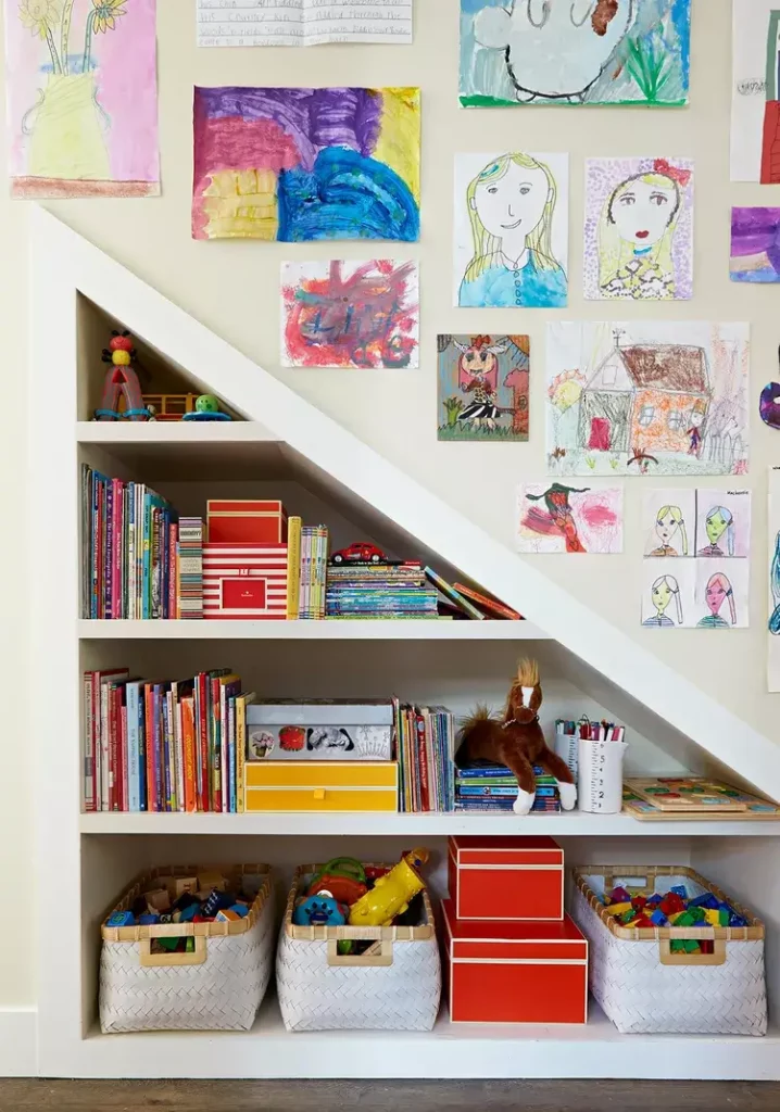under stair toy storage