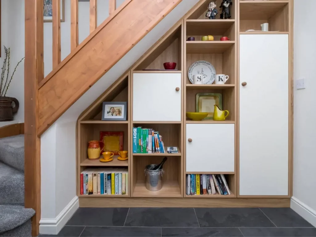 under stair pantry and storage