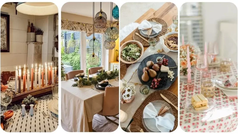 15 Apartment Holiday Table Decor Ideas for Small Spaces
