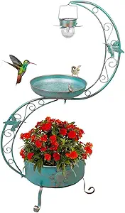 planter and bird bath combo for an apartment balcony